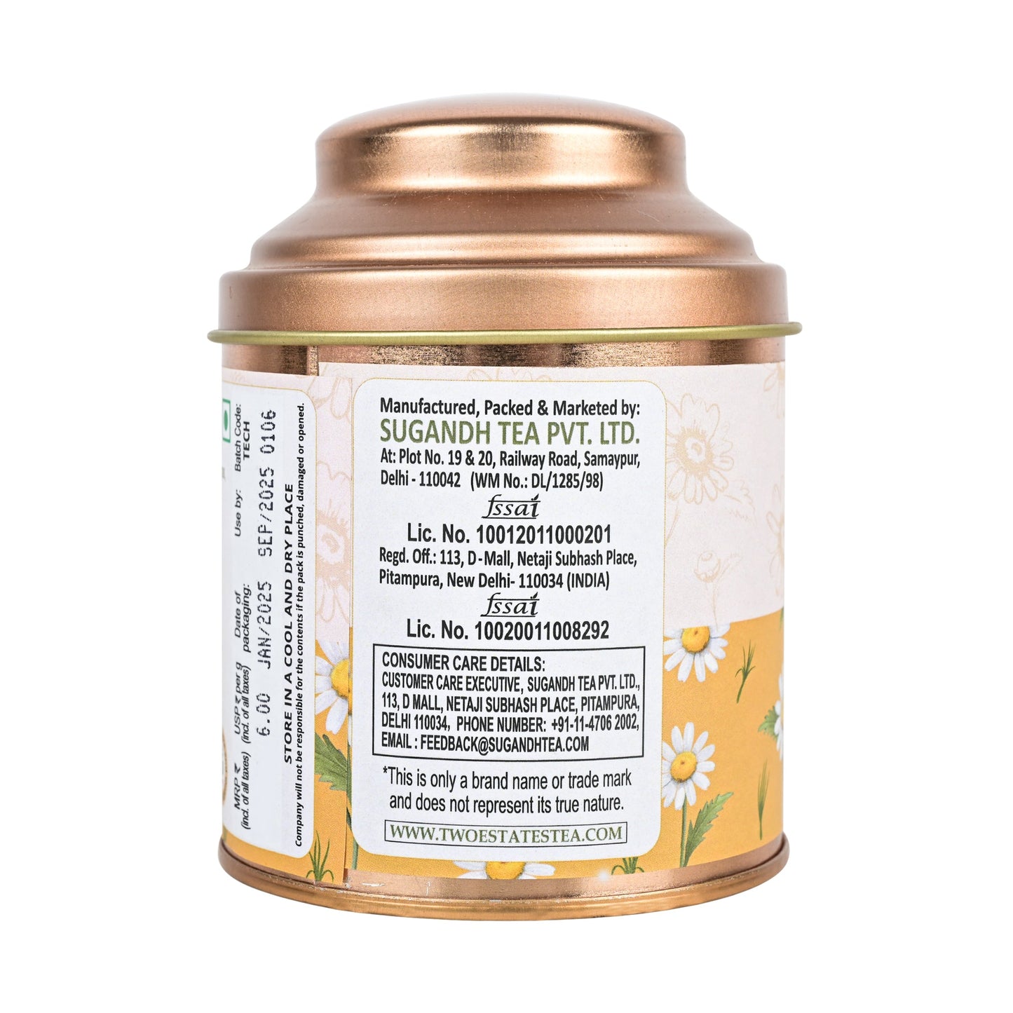 Two Estate Sleeping Beauty Chamomile Tisane 50g