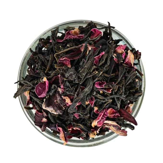 Two Estate Pink Flamingo Rose Hibiscus Green Tea 50g