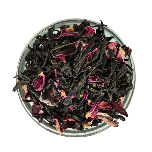Two Estate Pink Flamingo Rose Hibiscus Green Tea 50g