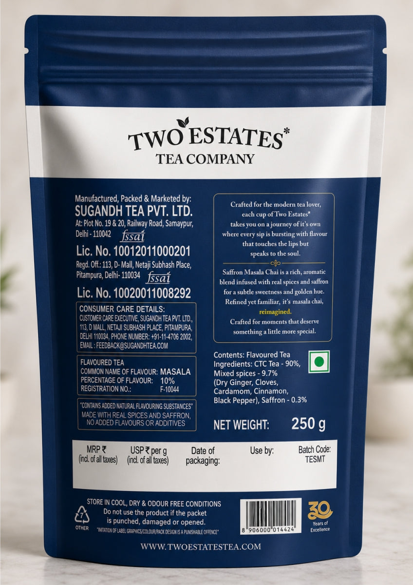 Two Estates Saffron Masala Chai 250g